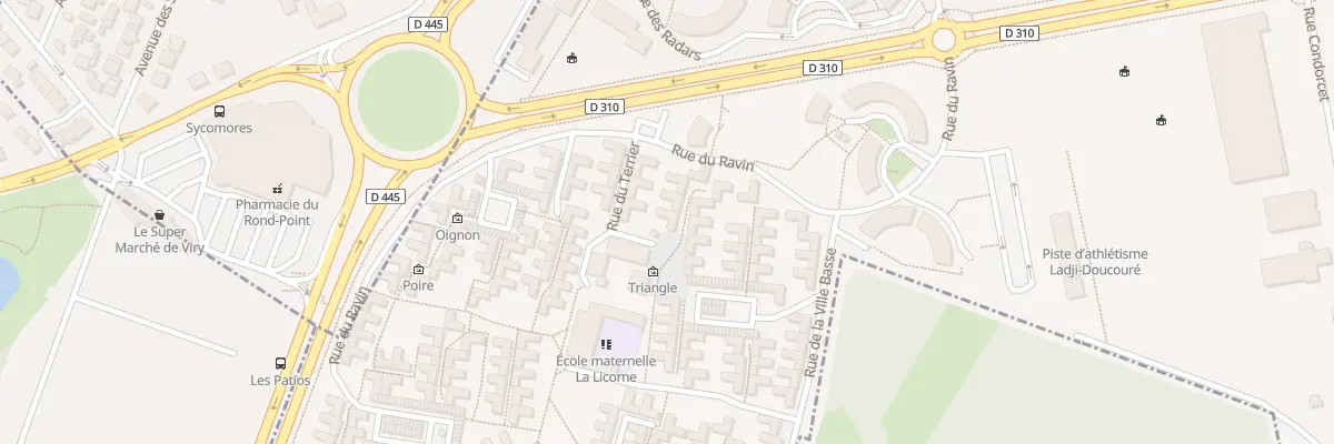 Plan du 1 Rue de la Table à Grigny