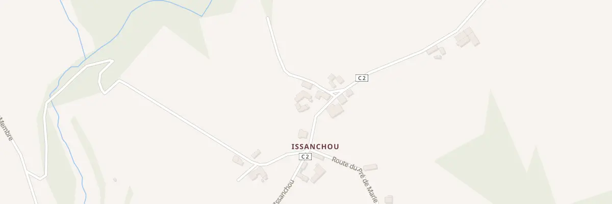 Plan du 5096 Issanchou à Boussac