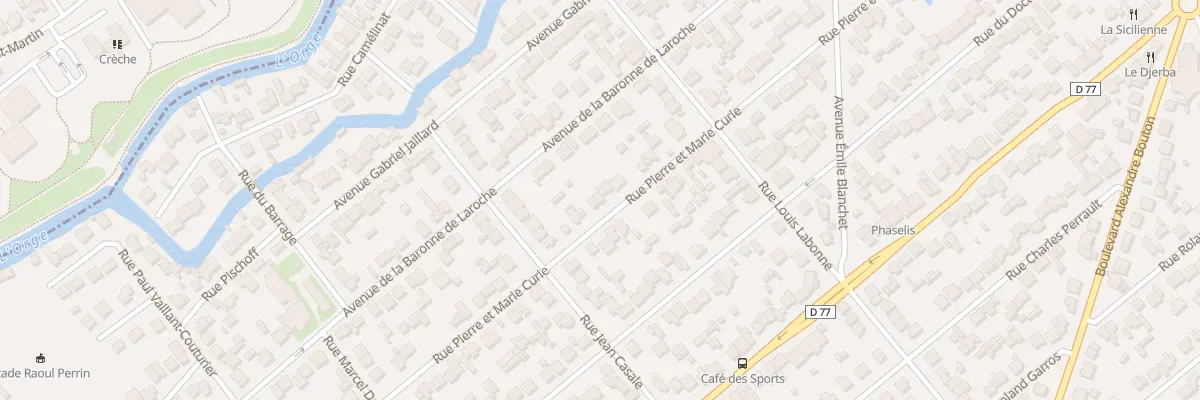Plan du 58 Rue Pierre et Marie Curie à Viry-Châtillon