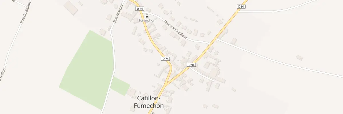 Plan du 134 Rue de Thieux à Catillon-Fumechon