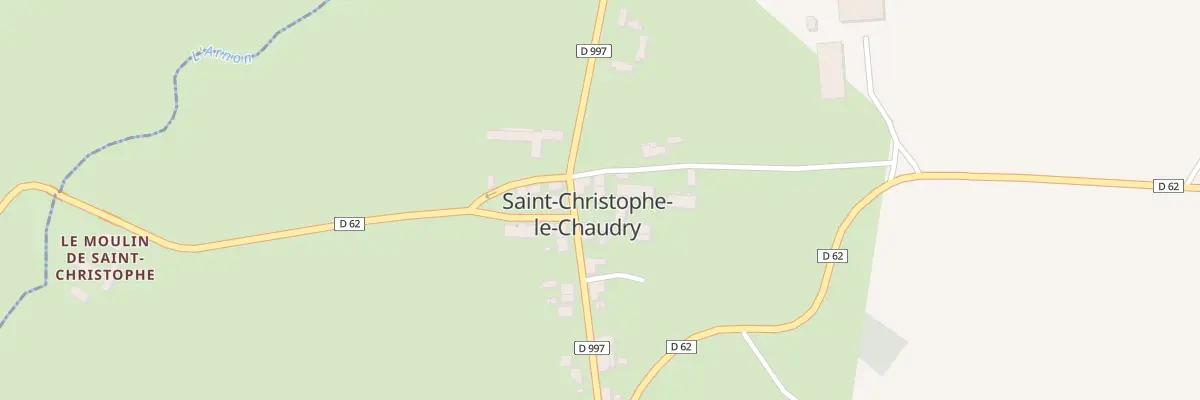 Plan du 16 Le Bourg à Saint-Christophe-le-Chaudry