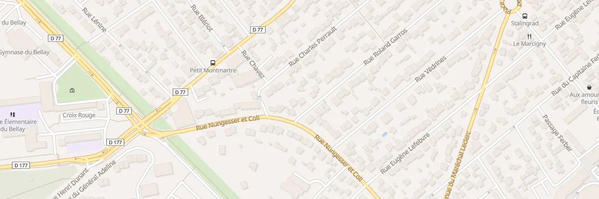 Plan du 94 Rue Roland Garros à Viry-Châtillon