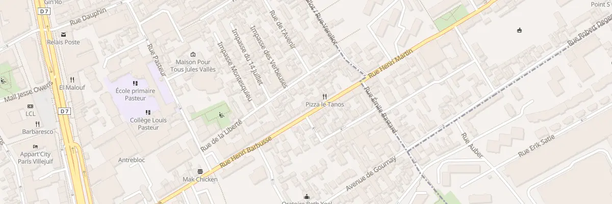 Plan du 69 Rue Henri Barbusse à Villejuif