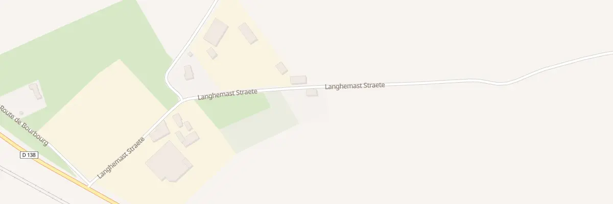 Plan du 935 Vc Langhemast Straete à Noordpeene