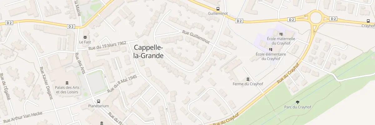 Plan du 28 Rue Guilleminot à Cappelle-la-Grande