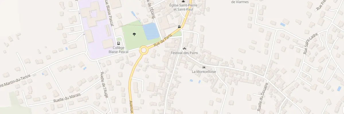 Plan du 12 Rue de la Gare à Viarmes