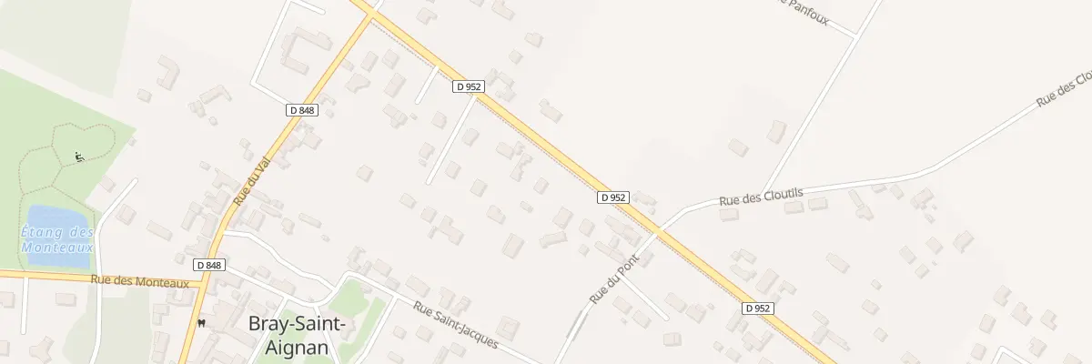 Plan du 1025 Rte d’Orleans à Bray-Saint-Aignan