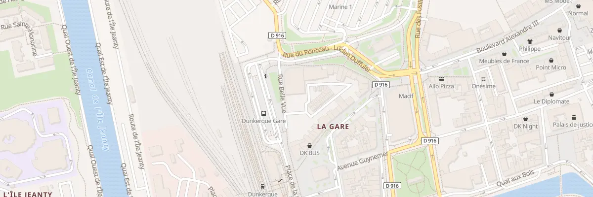 Plan du 3 Rue Belle Vue à Dunkerque