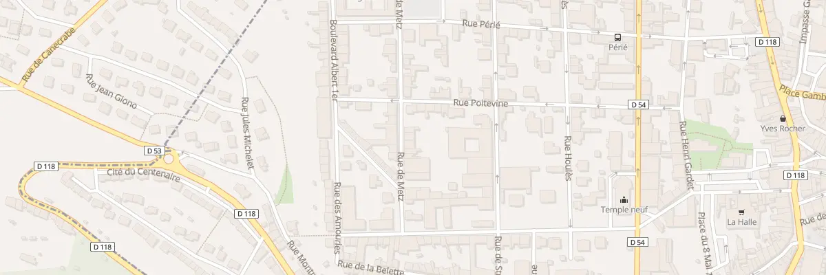 Plan du 22 Rue de Metz à Mazamet