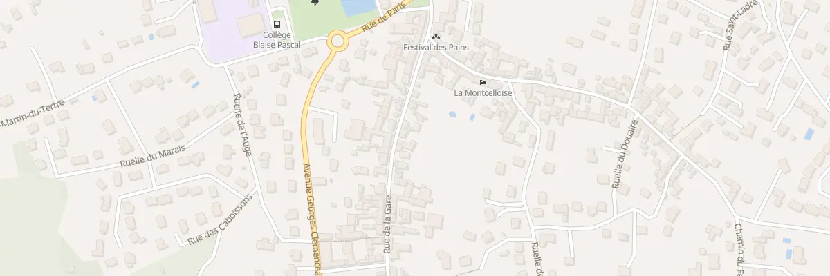 Plan du 15 Rue de la Gare à Viarmes