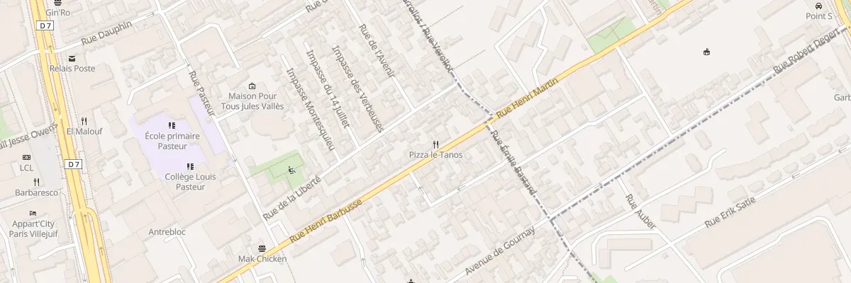 Plan du 73 Rue Henri Barbusse à Villejuif