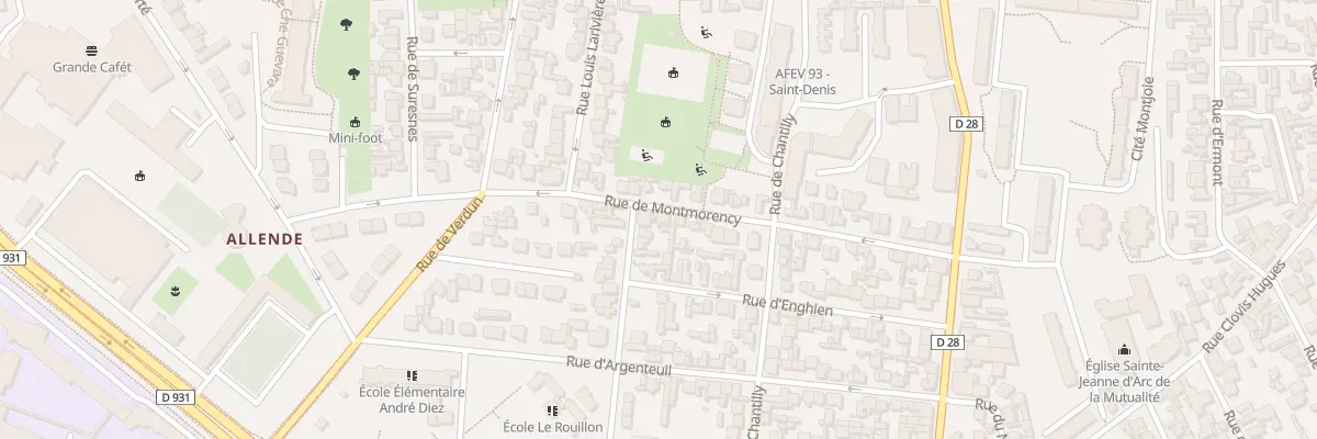 Plan du 31B Rue de Montmorency à Saint-Denis