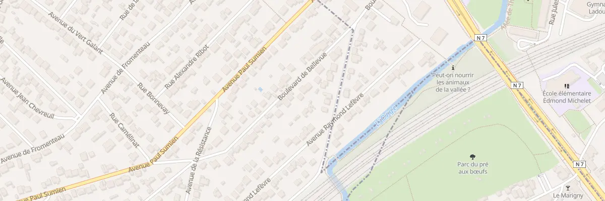 Plan du 36 Bd de Bellevue à Savigny-sur-Orge