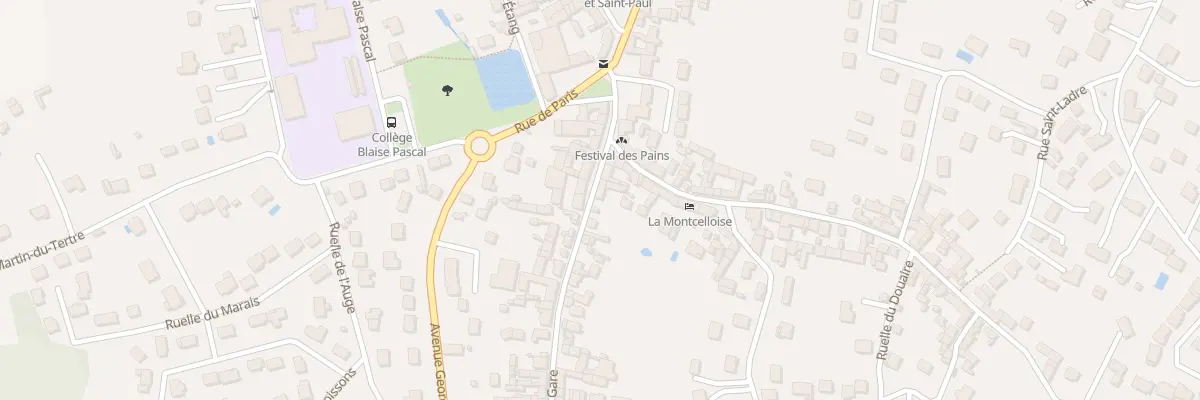 Plan du 5 Rue de la Gare à Viarmes