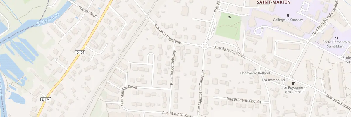 Plan du 1 Rue Claude Debussy à Ballancourt-sur-Essonne