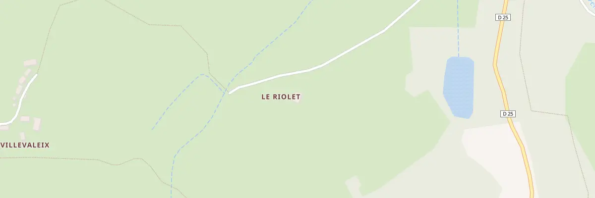 Plan du 1 Le Riolet à Mautes