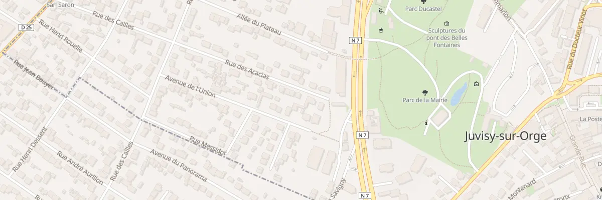 Plan du 5 Rue des Acacias à Juvisy-sur-Orge