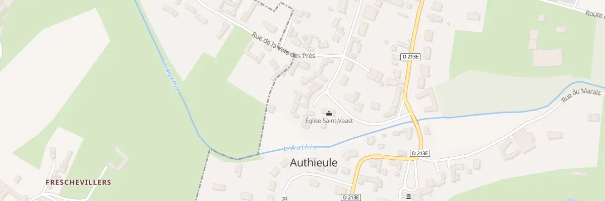 Plan du 8 Rue de l’Eglise à Authieule