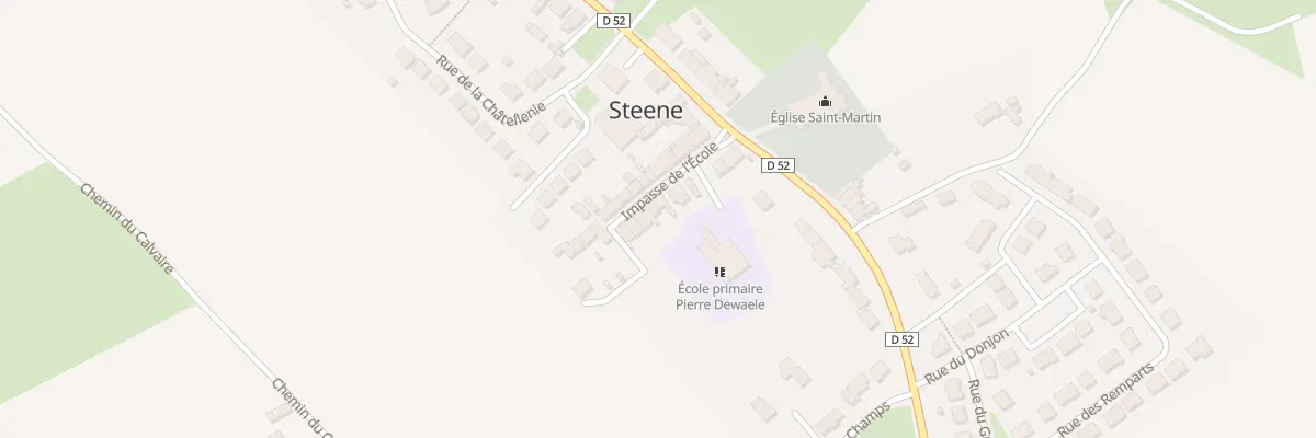 Plan du 6 Imp de l’Ecole à Steene