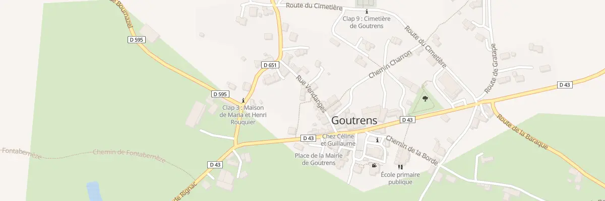 Plan du 5256 Goutrens à Goutrens