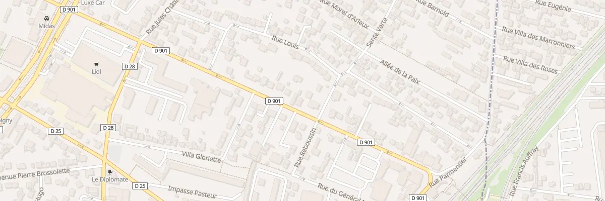 Plan du 79 Bd Charles de Gaulle à Saint-Denis