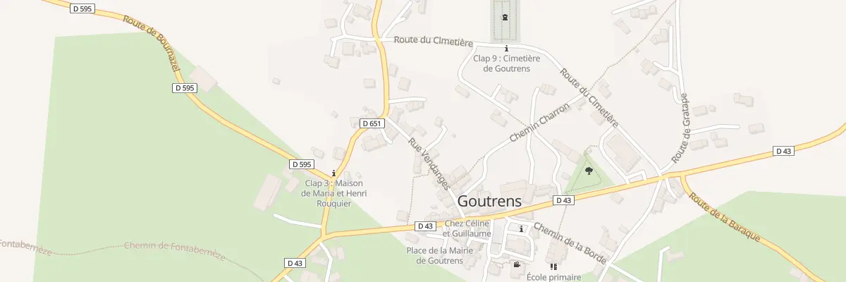 Plan du 5219 Goutrens à Goutrens