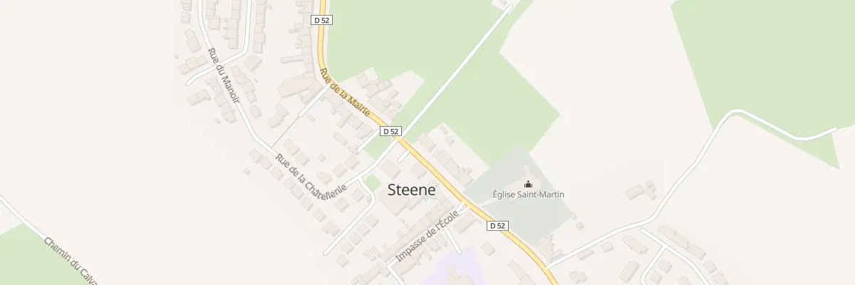 Plan du 14 Rue de la Mairie à Steene