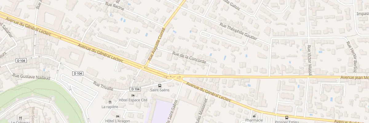 Plan du 14 Rue de la Concorde à Carcassonne