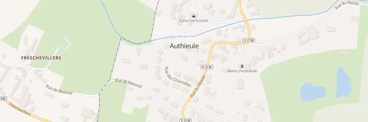 Plan du 8 Rue des Charmilles à Authieule