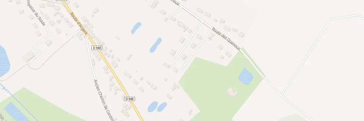 Plan du 40T Rte des Quenoux à Cerdon