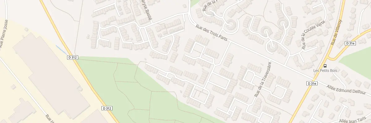 Plan du 22 Sq de la Ferté à Bondoufle