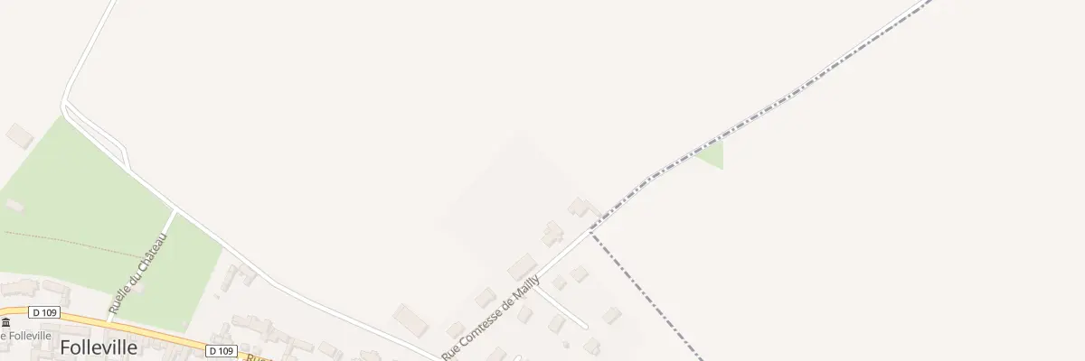 Plan du 12 Rue Comtesse de Mailly à Folleville