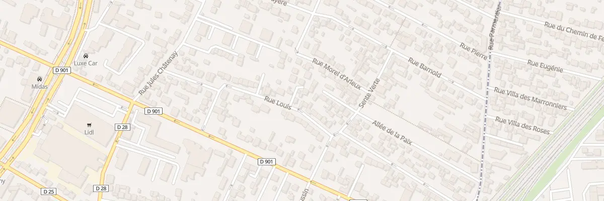 Plan du 27B Rue Louis à Saint-Denis
