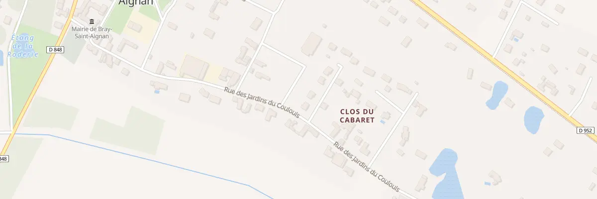 Plan du 1 Lot Les Saules à Bray-Saint-Aignan