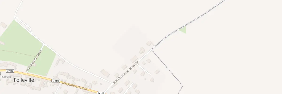 Plan du 10 Rue Comtesse de Mailly à Folleville