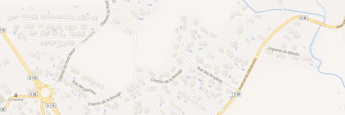 Plan du 425 La Montade à Villemoustaussou