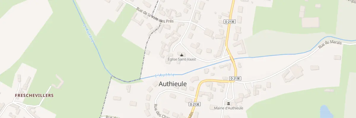 Plan du 2B Rue de l’Eglise à Authieule