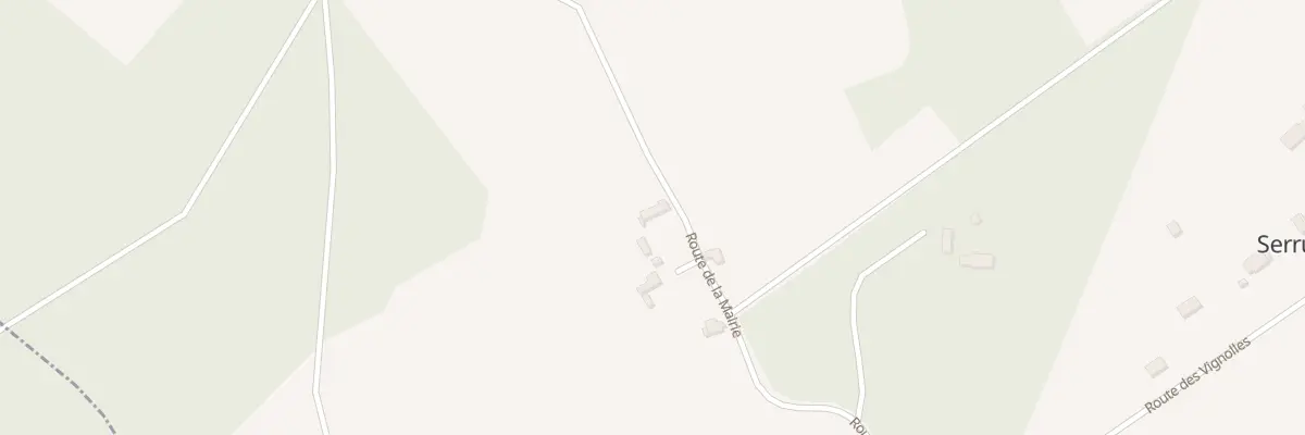 Plan du 5 Rte de la Mairie à Serruelles