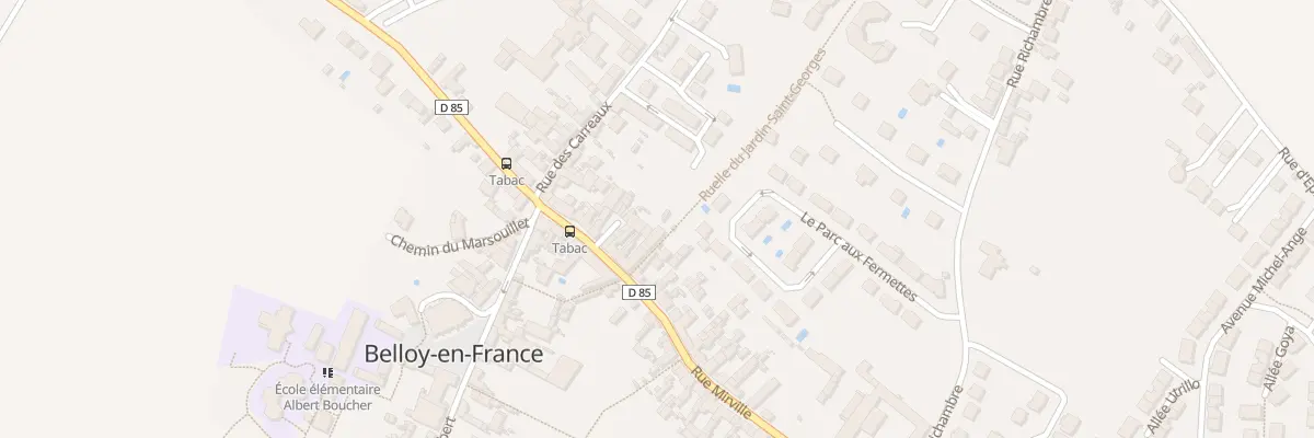 Plan du 11C Rue Mirville à Belloy-en-France