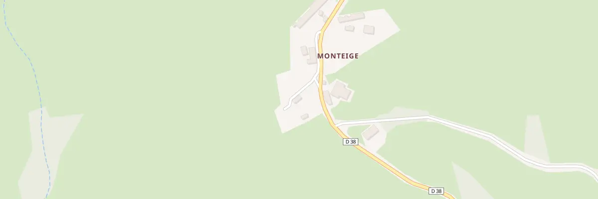 Plan du 4 Monteige à Mainsat