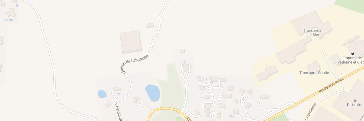 Plan du 6109 Labattude à Sansac-de-Marmiesse