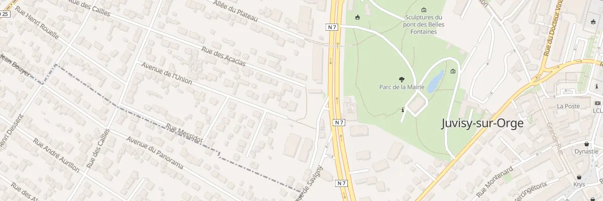Plan du 1 Rue des Acacias à Juvisy-sur-Orge