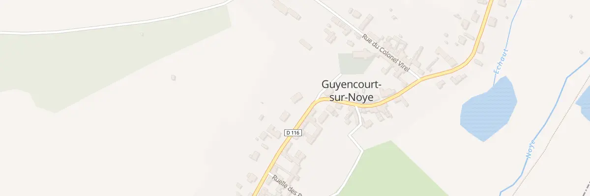 Plan du 2 Rue Théophile Déprez à Guyencourt-sur-Noye