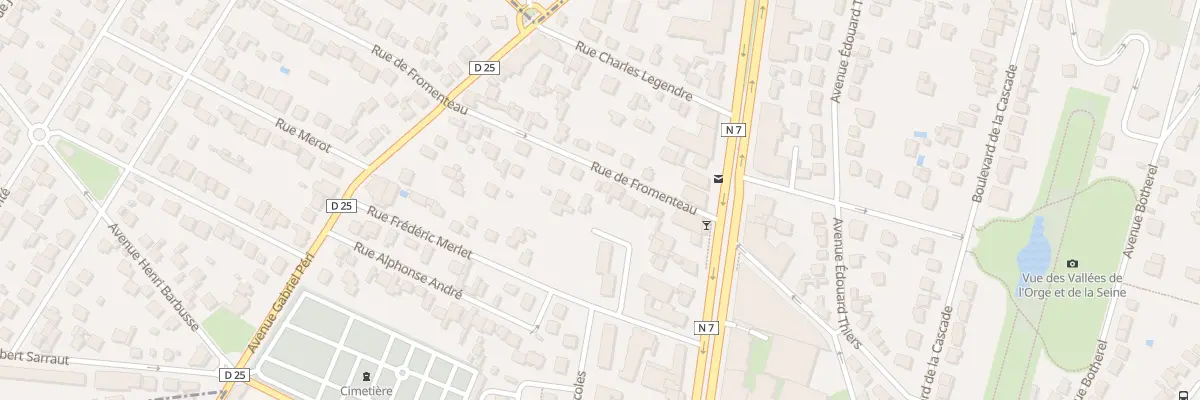 Plan du 11 Rue Fromenteau à Juvisy-sur-Orge