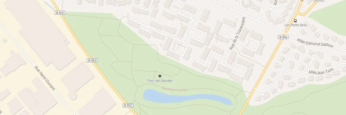 Plan du 29 Rue de la Sente des Bordes à Bondoufle