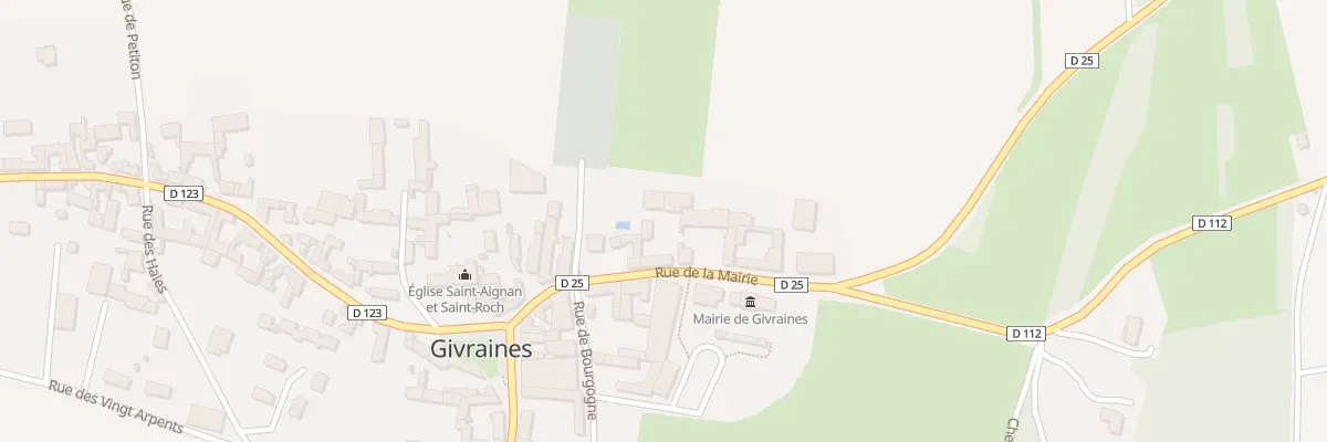 Plan du 15 Rue de la Mairie à Givraines