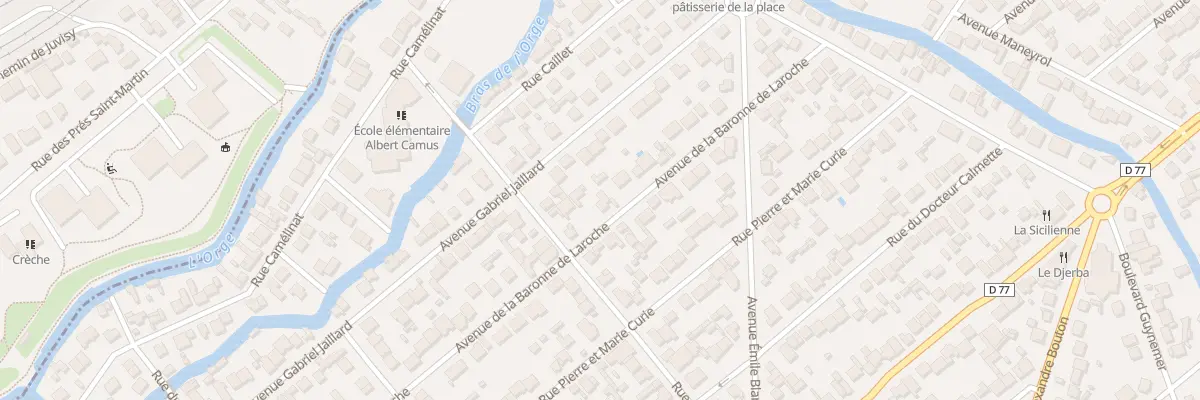 Plan du 28 Av Baronne de Laroche à Viry-Châtillon