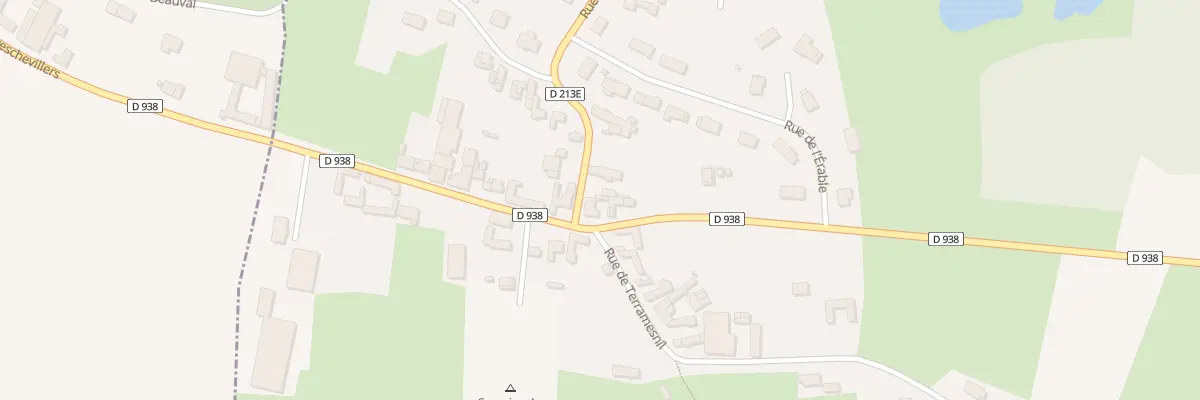 Plan du 5085 Rte de Doullens à Authieule