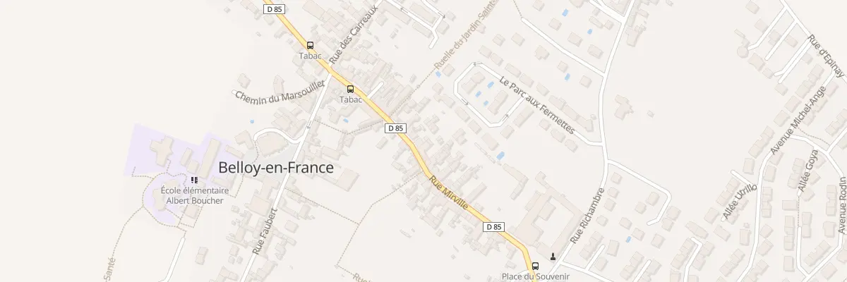 Plan du 27 Rue Mirville à Belloy-en-France