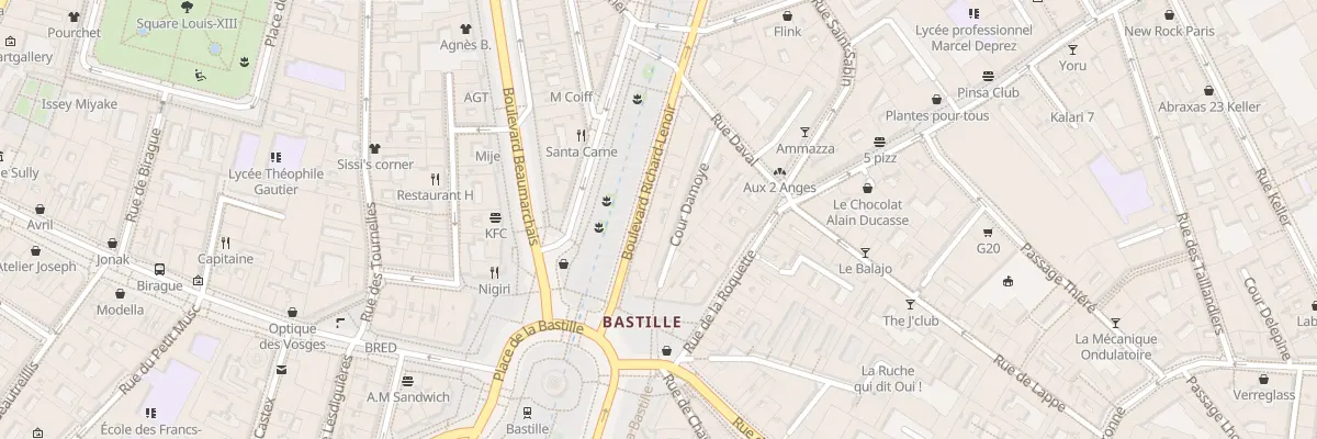 Plan du 6 Bd Richard Lenoir à Paris 11e Arrondissement